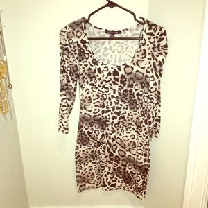 Zebra print mini dress ! 🦓